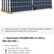 Panel Solar Bin-08 595w nuevos - Img 58050273