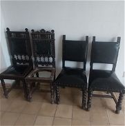 Se venden 4 sillas que hay que restaurar - Img 46071160
