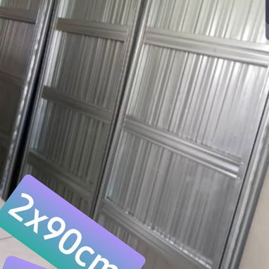 Ventas de puertas 🚪de zinc galvan, "medidas q tenemos echa" (2x80cm)  y  ( 2x90cm) abriendo al gusto 🛠🔩🔧del cliente, - Img 124023618