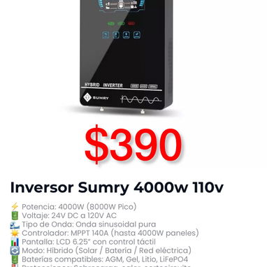 🔥¡REBAJAS DE PRECIOS! ESTACIONES DE ENERGÍA+ECOFLOW+ PANELES SOLARES + INVERSORES + BATERÍAS + PLANTAS ELÉCTRICAS Y MÁS - 6/15