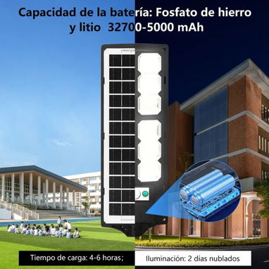 Lámparas Luz Solar Exterior Luminaria Solar Led - 3/10
