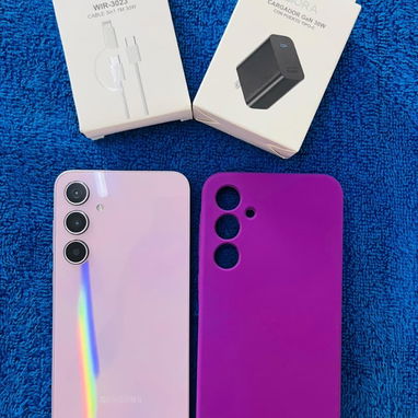 Teléfonos Samsung nuevos 🆕 con cover y cargador 30W - Img 123634187