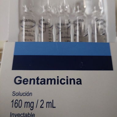 Gentamicina en Inyecciones caja con 5 Ampulas de 160mg, 2 ml - Img 82337614