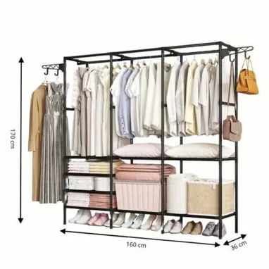 Percha doble Multifuncional con Zapatera - 2/5
