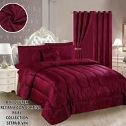Juegos de edredones de satin de 9 piezas con cortina(UH) - Img 58194251