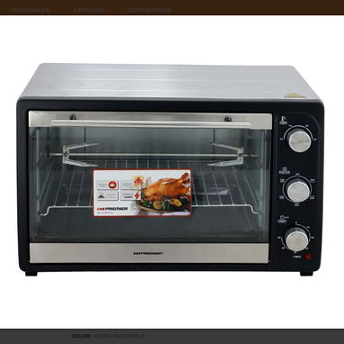 Horno Eléctrico 45 Litros con Asador y bandeja marca PREMIER potencia 1600 W precio 200 USD Transporte Incluido - Img 126172608