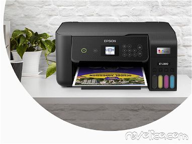Impresora Epson EcoTank ET-2800  inalámbrica a color todo en uno sin cartuchos con escaneo y copia💧💧53478532 - Img 67096393