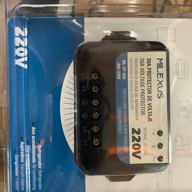 PROTECTOR DE VOLTAJE DE LINEA MILEXUS 220 V, ENTREGA DE FACTURA. VARIEDAD DE PROTECTOR DE VOLTAJE 110V Y 220V - 2/6