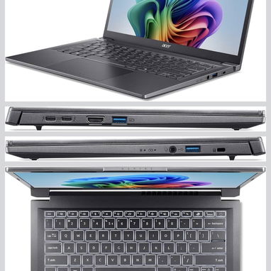 LAPTOP ACER ASPIRE 14” AI|MICRO CORE ULTRA 7-256V|16GB RAM DDR5|SSD ULTRA M.2 DE 1TB|WIFI/USB 3.2|EN CAJA-0KM_53849890_ - 2/3