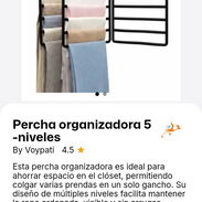 Percha organizadora de 5 niveles - Img 58133268