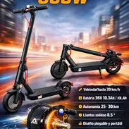 - Scooter Eléctrico Plegable para Adultos con Suspensión - Img 55743368