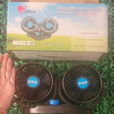 VENTILADOR DOBLE PARA CARRO – 12V (Yus) 35 USD - 2/2