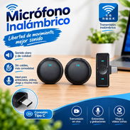 Micrófono inalámbrico de doble unidad ✨🎤 (Yus) $18 - Img 58123456