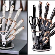 Set de cuchillos con base giratoria de diferentes colores (uh) - Img 53167948