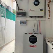 EL KIT DE 12 KW S -Inversor híbrido de 12 kw 110 y 220 -baterias de 15 KW de 51.2V300AH -10 Paneles de 600 watts - Img 58229076