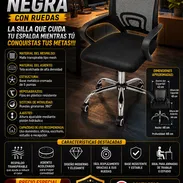 🪑SILLA 🪑 DE OFICINA CON PUEDAS - IDEAL PARA OFICINAS. MENSAJERÍA CON FACTURA Y GRANATÍA. 📲 54833699 - Img 55734144