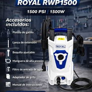 HIDROLAVADORA DE ALTA PRESIÓN ROYAL RWP1500 1500 PSI 1500W - Img 55996957
