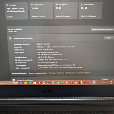 MSI DELTA 15 (A5EFK) - 3/4