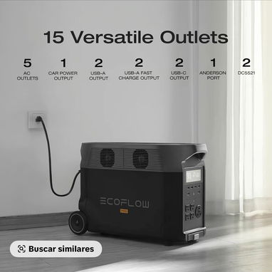 Ecoflow delta pro 3600 wh. Esta si puede con tu casa - Img 126831707