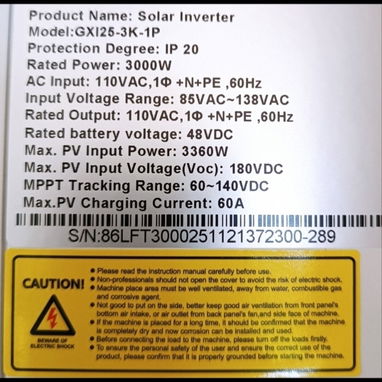 Kit Solar de inversol y Batería 5.12Kwh - 3/4