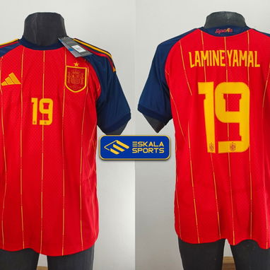 Camiseta España fútbol Lamine Yamal #19 Pedri #20 - Img 122088515