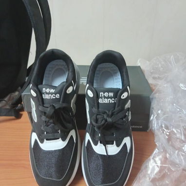 Tenis Negros Blancos Deportivos Unisex Suela Goma Alta VPT# - 5/7