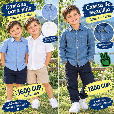 Conjuntos y camisas excelente estado para varoncito de 3 a 6 años - 3/9