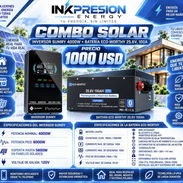 Combo Solar inversor Sumry 4000W + batería eco worthy 25.6v 100A - Img 58023271