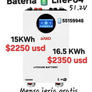 🪫🔋Baterías inteligentes LiFePO4 de 15 y 16.5 KWh‼️55159948 - Img 55816395