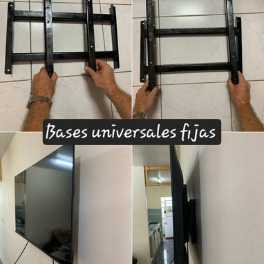*SOPORTES PARA TV FUERTES, GIRATORIOS Y SEGUROS.* #basesTV. #soportes. #televisores. ⬛WhatsApp: https://wa.me//+53580447 - 5/6