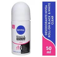 DESODORANTE NIVEA FEMENINO ROLL-ON ANTIMANCHAS INVISIBLE CLEAR, 50 ML - Img 52358652