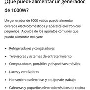 Planta eléctrica de 1000w - Img 55728743