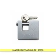CANDADO RECTANGULAR DE HIERRO - Img 55758078