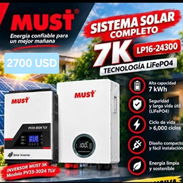 Kit solar Must 3 KW con 7 KWh - Img 57613599