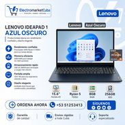 Laptop Lenovo IdeaPad 1 15.6'' AMD Ryzen 5 7520U 8GB RAM 256GB SSD Almacenamiento ( Modelo 82VG00QFUS ) - Img 55490103
