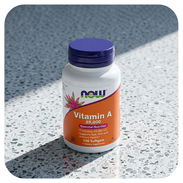 Vitamina A 25,000 UI (NOW Foods · 100 cápsulas blandas) - Img 58408939