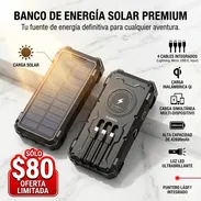 🔋 BANCO DE ENERGÍA PORTÁTIL SOLAR 42800mAh (NUEVA POWER BANK) ) - Img 55068993