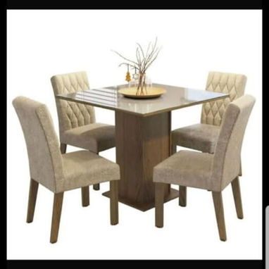 Juego de comedor de 4 sillas, de 6 sillas y de 8 sillas todos importados en su caja original 💯% calidad - Img 123088101