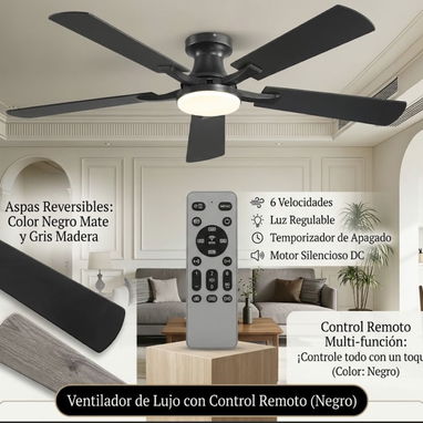 Vendo ventiladores de techo modernos (importados) - 4/9