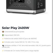 Estación Solar Play 2400W - Img 57267838