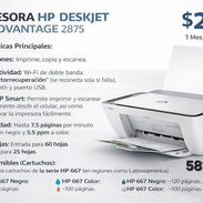 Impresora HP DeskJet Ink Advantage 2875 - Img 54710397