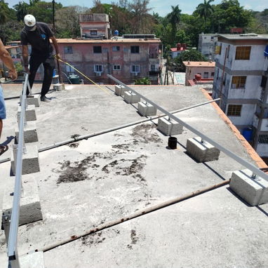Base de panel solar - Img 123793858