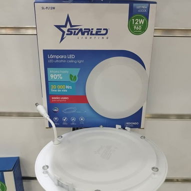 LÁMPARA LED EMPOTRABLE EN PLADUR (PANEL LED) / LUCES LED Y NEÓN COLOREADAS PARA ILUMINACIÓN DE LOCAL - 📞58504201 - Img 92265042