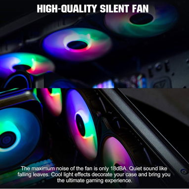 ❄️ PACK DE 3 VENTILADORES PCCOOLER FX120 RGB ❄️ 46.91 USD - 6/6
