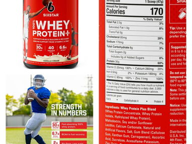 Whey protein, creatina, aminoácidos esenciales,Pre-entrenos, suplementos dietéticos - Img 63830863