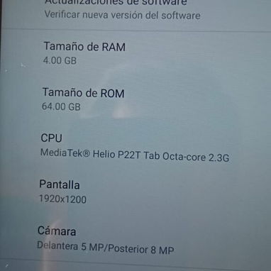 Tablet Tablet Tab M10 TB-X606F de 10.3 pulgadas, Memory 64Gb y 4Gb RAM . Nuevo - Img 123212316