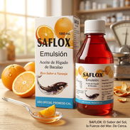 Emulsión de Hígado de bacalao para niños y adultos sabor naranja 🍊 - Img 51013236