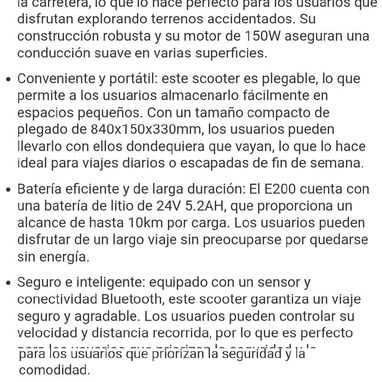 Scooter eléctrico 240usd - Img 115960802