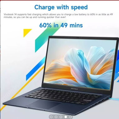 Laptop ASUS 14" Core i5 (12/256GB)//Para tareas de mediana complejidad, estudio y entretenimiento//Nuevas - Img 104701591