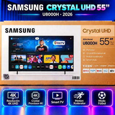 Smart TV Samsung Crystal Series 8 2026 43, 50 y 55 pulgadas - 3/3
